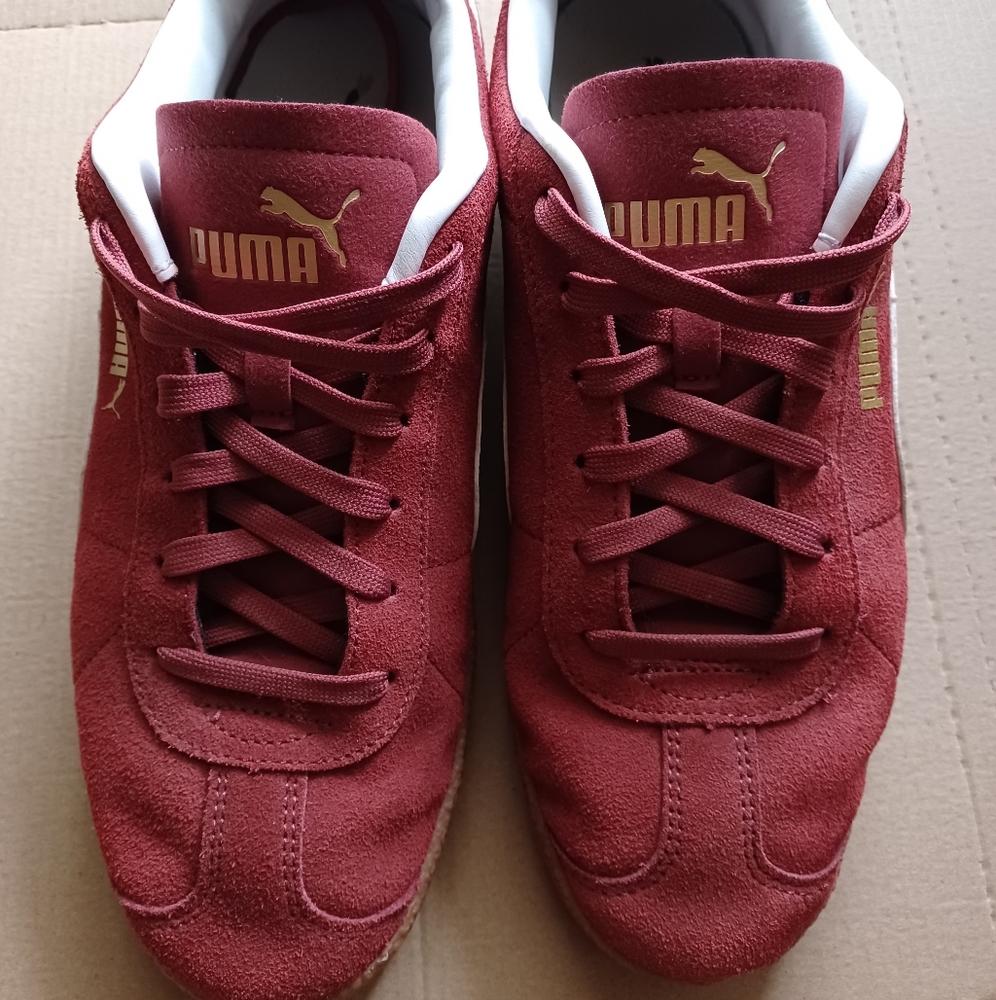 Puma Men's Size 10 Burgundy Maroon
